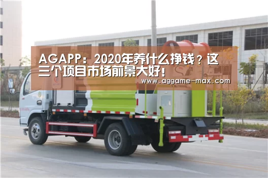 AGAPP：2020年养什么挣钱？这三个项目市场前景大好！(图3)