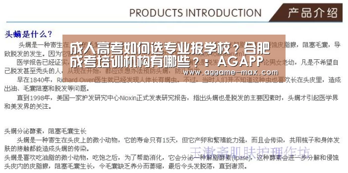 成人高考如何选专业报学校?合肥成考培训机构有哪些?:AGAPP(图3) AG下载